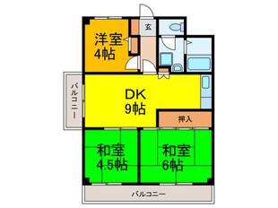 Il　Sole久宝園の物件間取画像